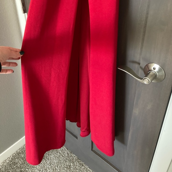 🆕David’s Bridal Off The Shoulder Stretch Crepe Dress - Picture 9 of 11